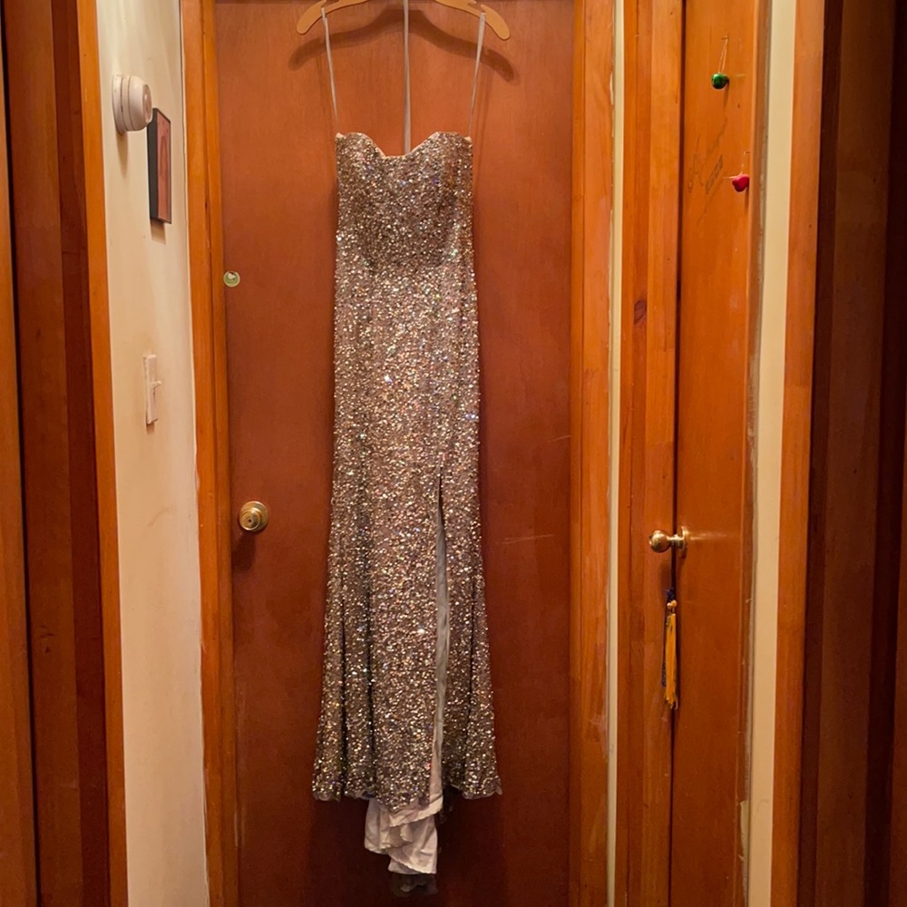 Floor-length Sequin Gown